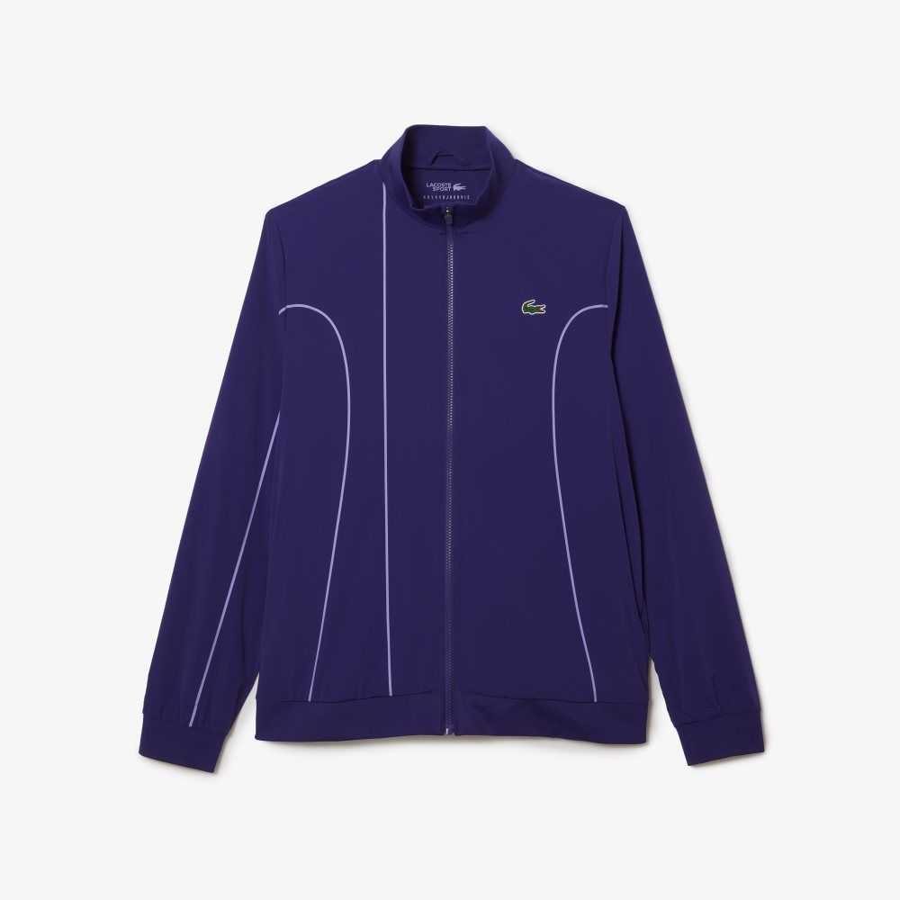 Lacoste SPORT x Novak Djokovic Ceremony Jacket Purple | CVBP-08625