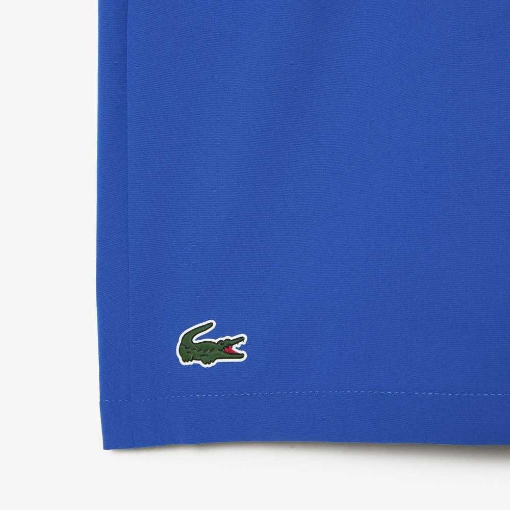 Lacoste SPORT x Novak Djokovic Color-Block Shorts Blue / Yellow | WBTN-53410