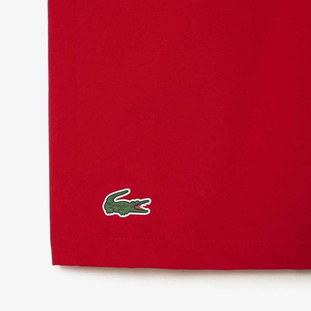 Lacoste SPORT x Novak Djokovic Color-Block Shorts Red / Purple | WGRB-34270