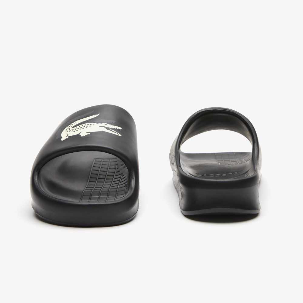 Lacoste Serve Slide 2.0 Evo Slides Black/Offwhite | AXUJ-02946