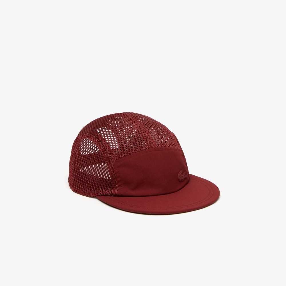 Lacoste Silicone Crocodile Cap Bordeaux | YDTG-12675