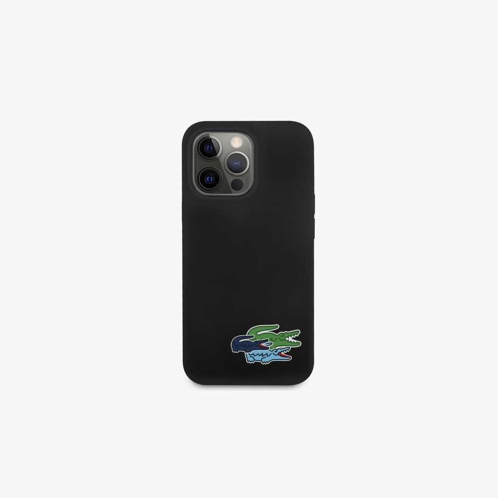 Lacoste Silicone iPhone 14 Pro Case Black | KWNZ-54276