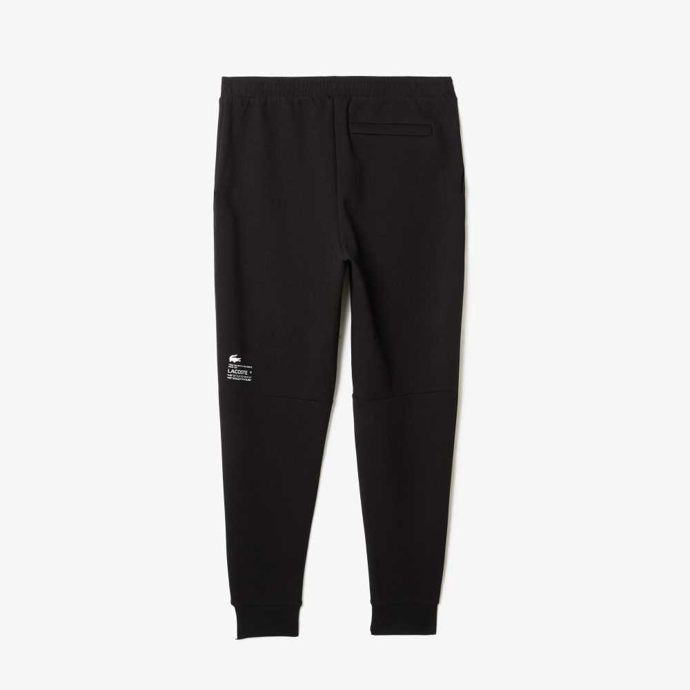 Lacoste Slim Fit Branded Trackpants Black | EVTN-89732