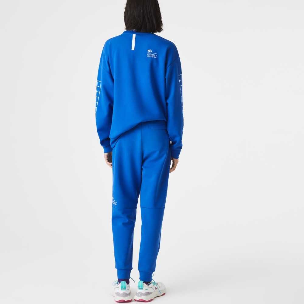Lacoste Slim Fit Branded Trackpants Blue | JFGY-84305