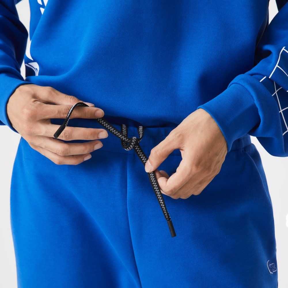 Lacoste Slim Fit Branded Trackpants Blue | JFGY-84305