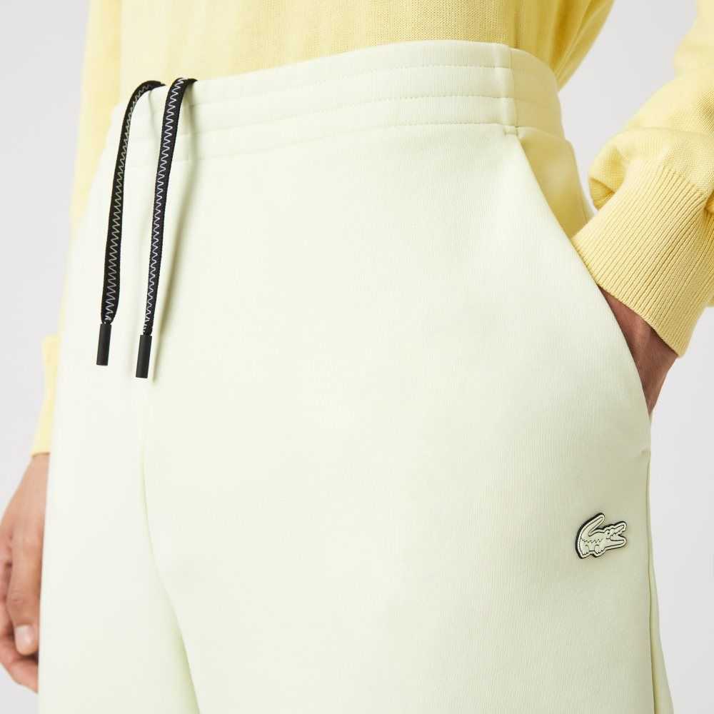 Lacoste Slim Fit Branded Trackpants Yellow | AUFL-25346