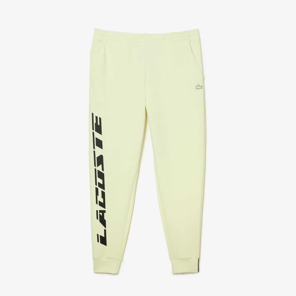 Lacoste Slim Fit Branded Trackpants Yellow | AUFL-25346