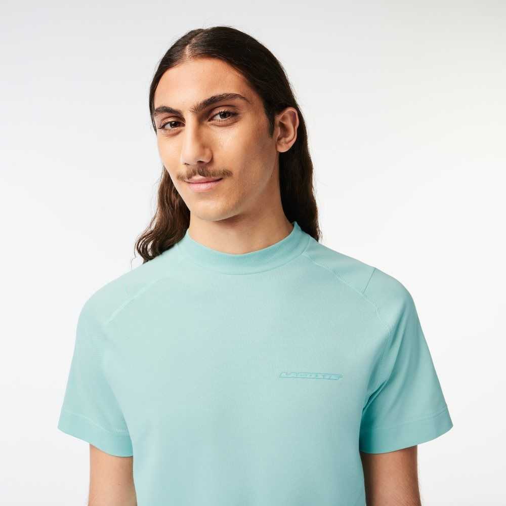 Lacoste Slim Fit Organic Cotton Pique T-Shirt Mint | KUZC-03176