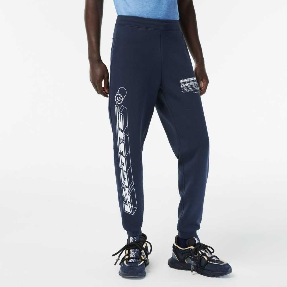 Lacoste Slim Fit Track Pants Blue | WSGV-17246
