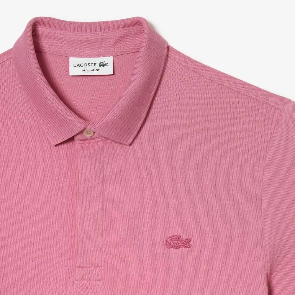 Lacoste Smart Paris Polo Stretch Cotton Pink | ELXI-29751