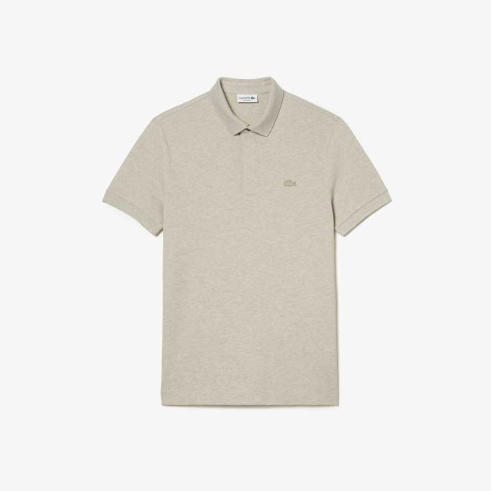 Lacoste Smart Paris Polo Stretch Cotton Beige | KUSA-71432