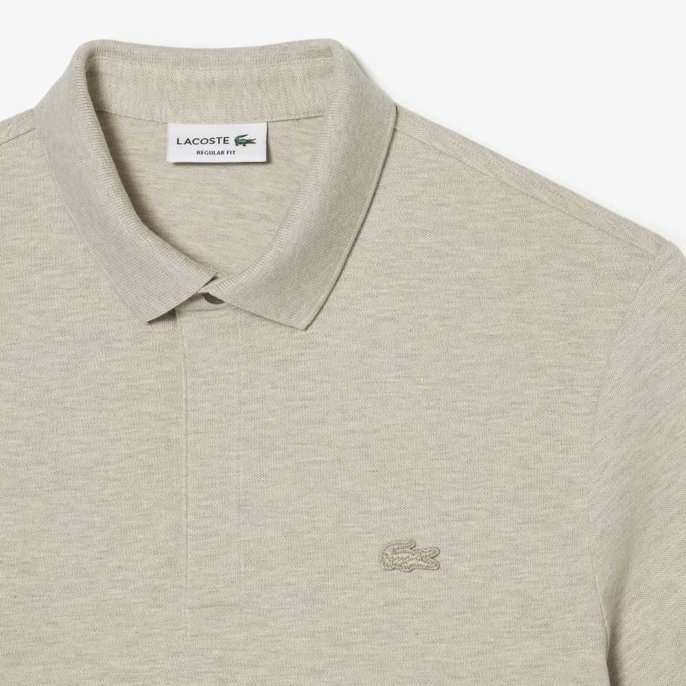 Lacoste Smart Paris Polo Stretch Cotton Beige | KUSA-71432