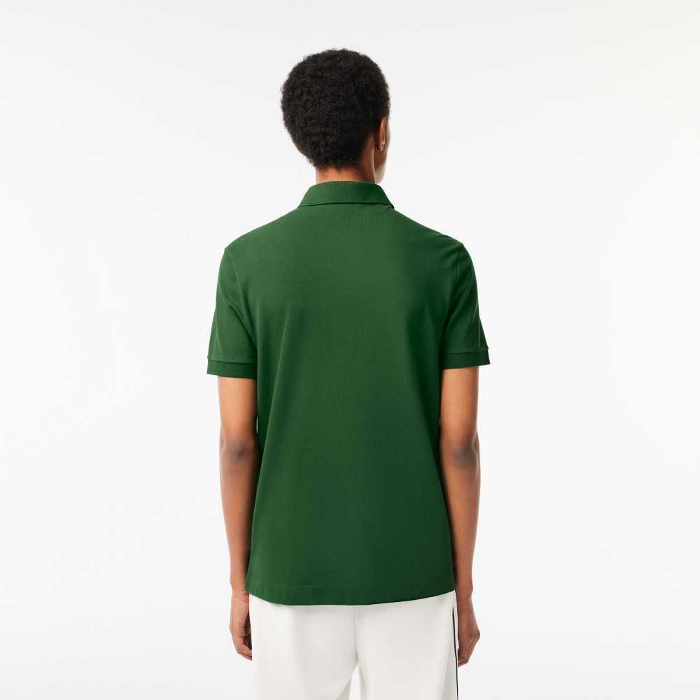 Lacoste Smart Paris Polo Stretch Cotton Green | NXGR-96403