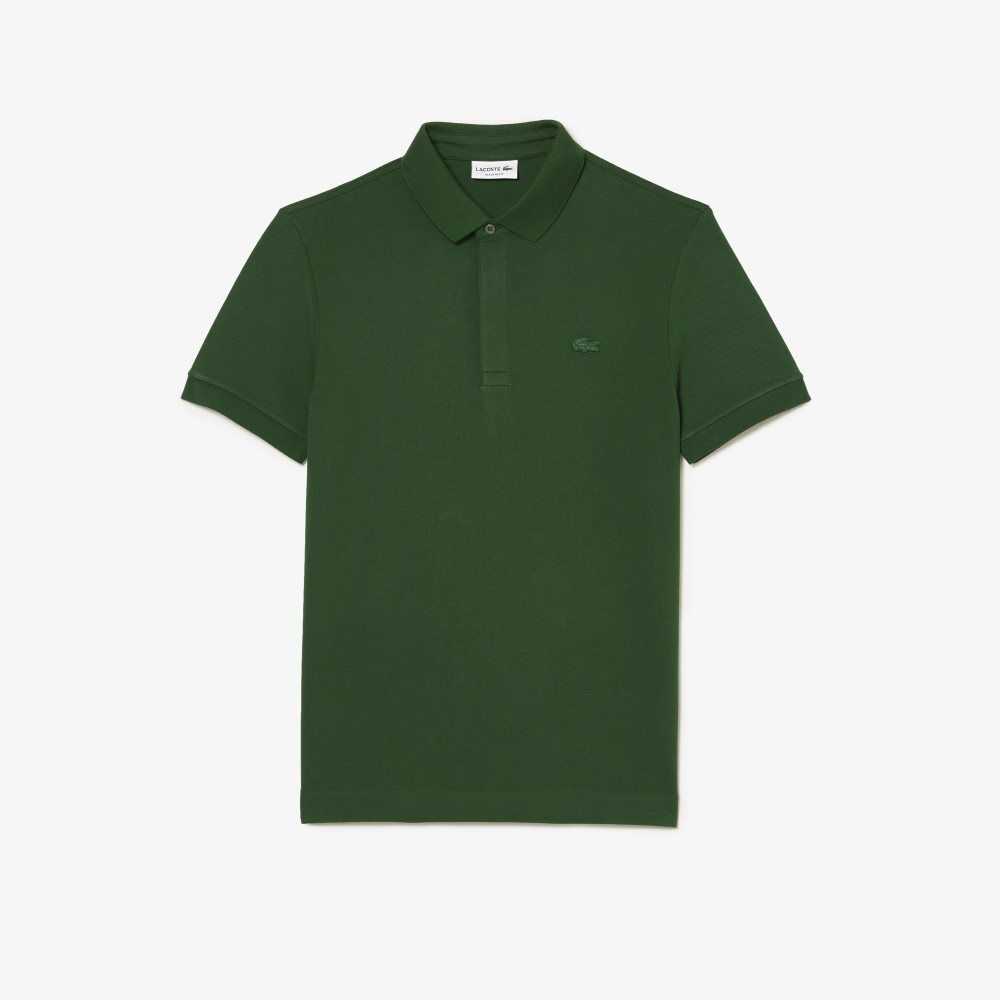 Lacoste Smart Paris Polo Stretch Cotton Green | NXGR-96403