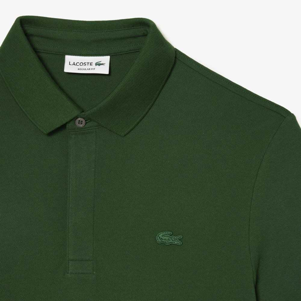 Lacoste Smart Paris Polo Stretch Cotton Green | NXGR-96403