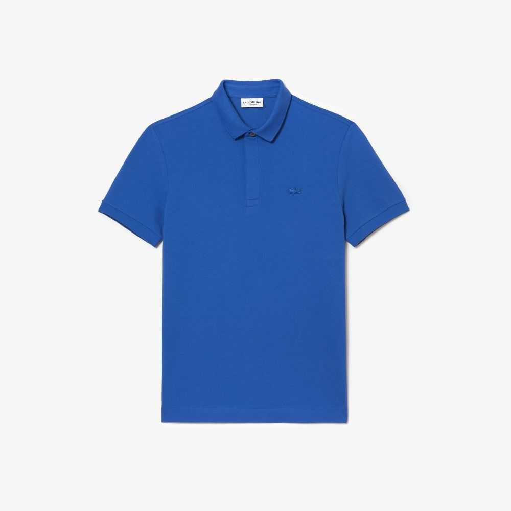 Lacoste Smart Paris Polo Stretch Cotton Blue | ONXA-59384