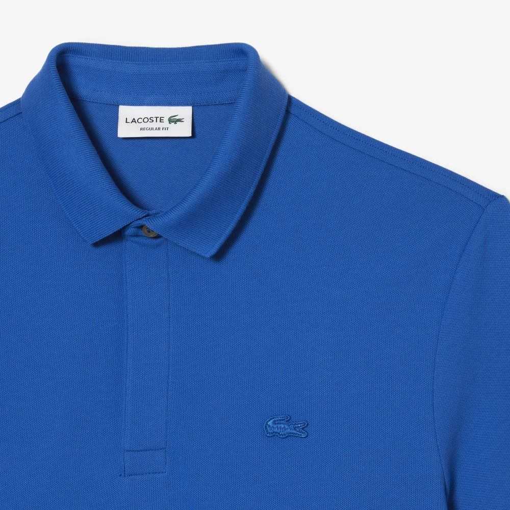 Lacoste Smart Paris Polo Stretch Cotton Blue | ONXA-59384