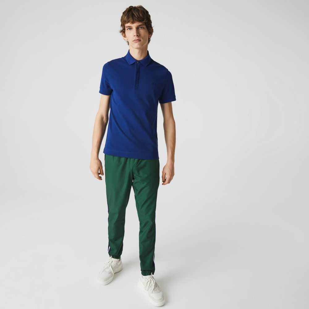 Lacoste Smart Paris Polo Stretch Cotton Navy Blue | OZRB-04789