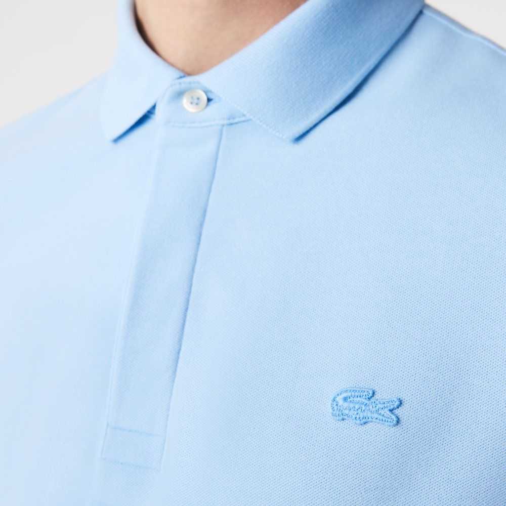 Lacoste Smart Paris Polo Stretch Cotton Blue | QYCW-27964