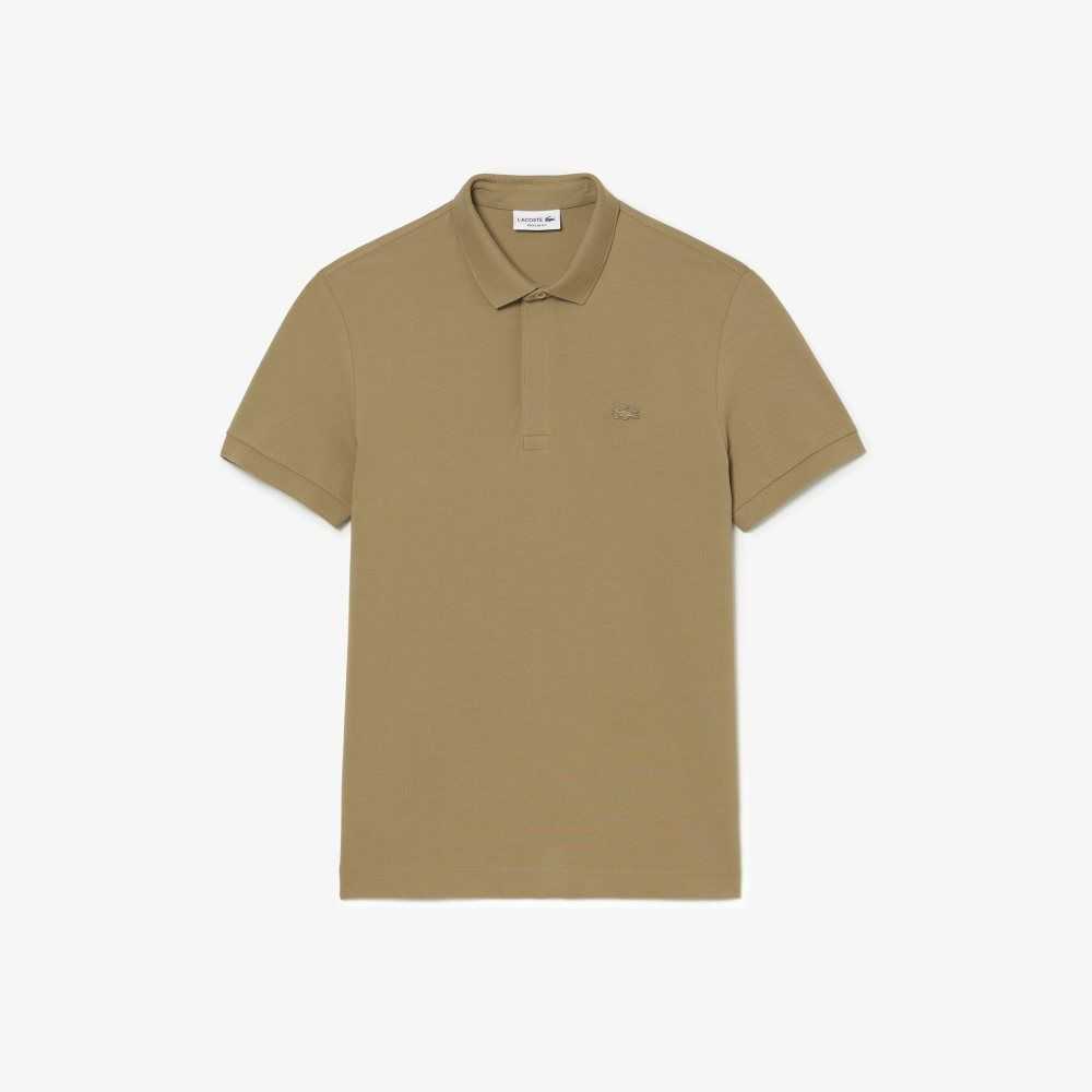 Lacoste Smart Paris Polo Stretch Cotton Beige | TUKY-24391