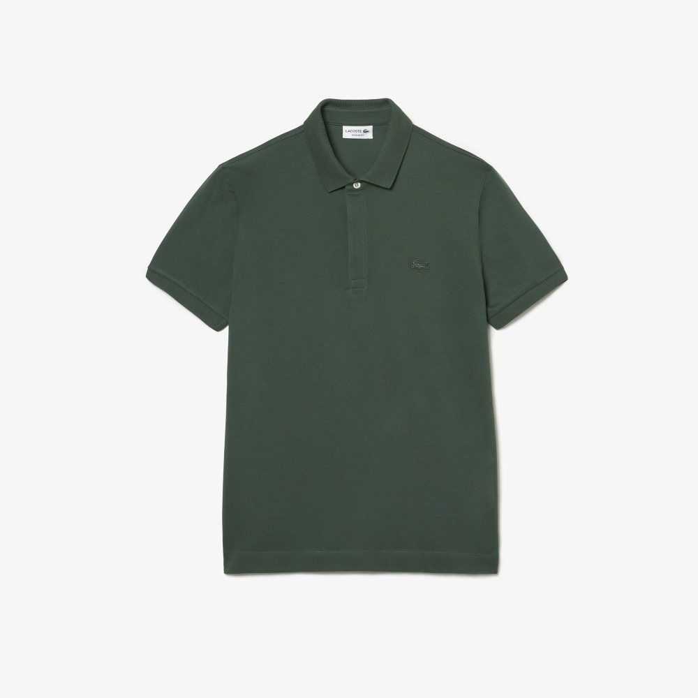 Lacoste Smart Paris Polo Stretch Cotton Green | VCWI-93461