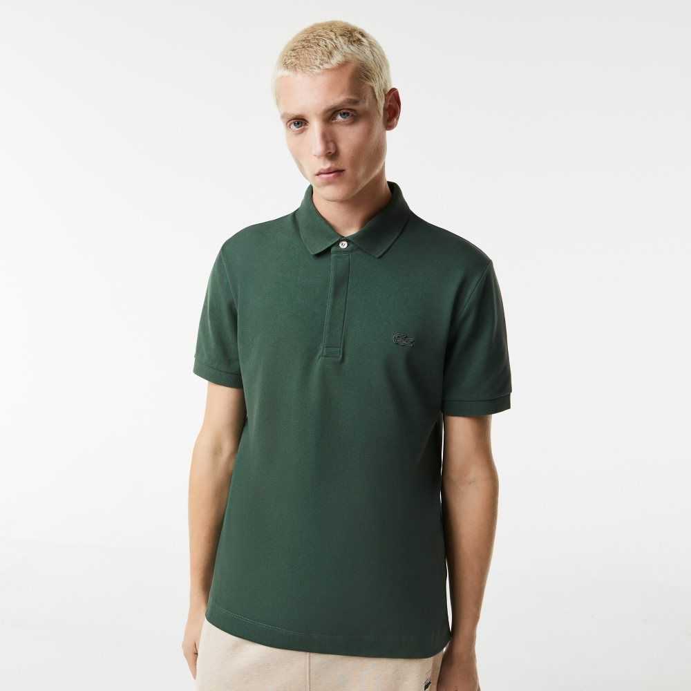 Lacoste Smart Paris Polo Stretch Cotton Green | VCWI-93461