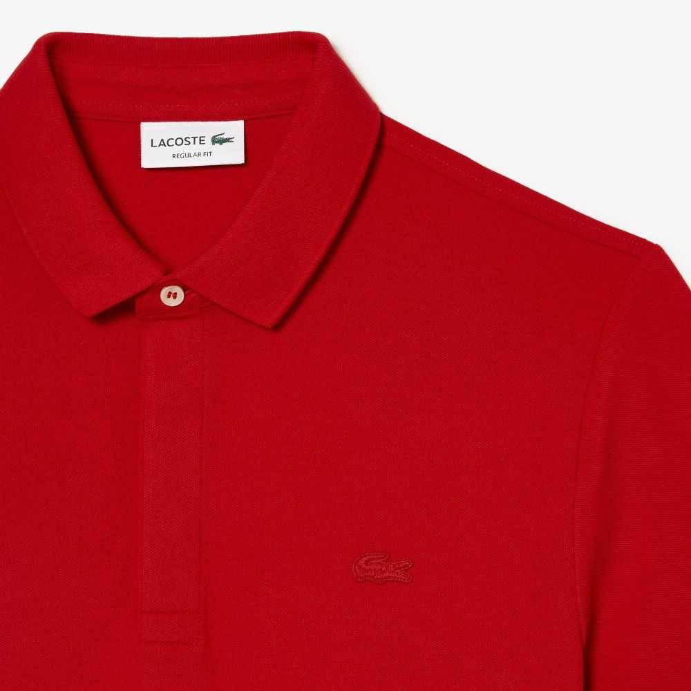 Lacoste Smart Paris Polo Stretch Cotton Red | VXLB-58342
