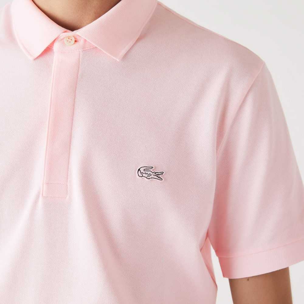 Lacoste Smart Paris Polo Stretch Cotton Light Pink | YMQG-54301