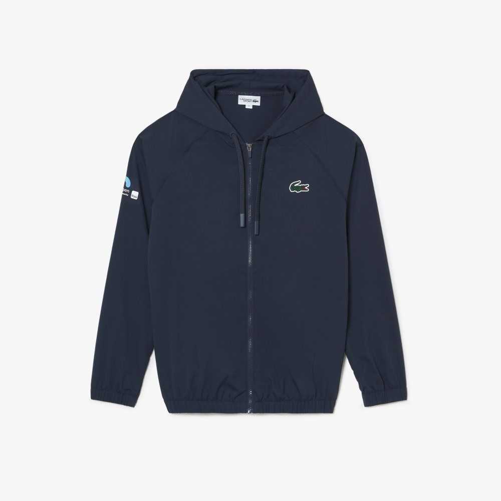 Lacoste Sport Miami Open Edition Jacket Blue | DTCV-87196