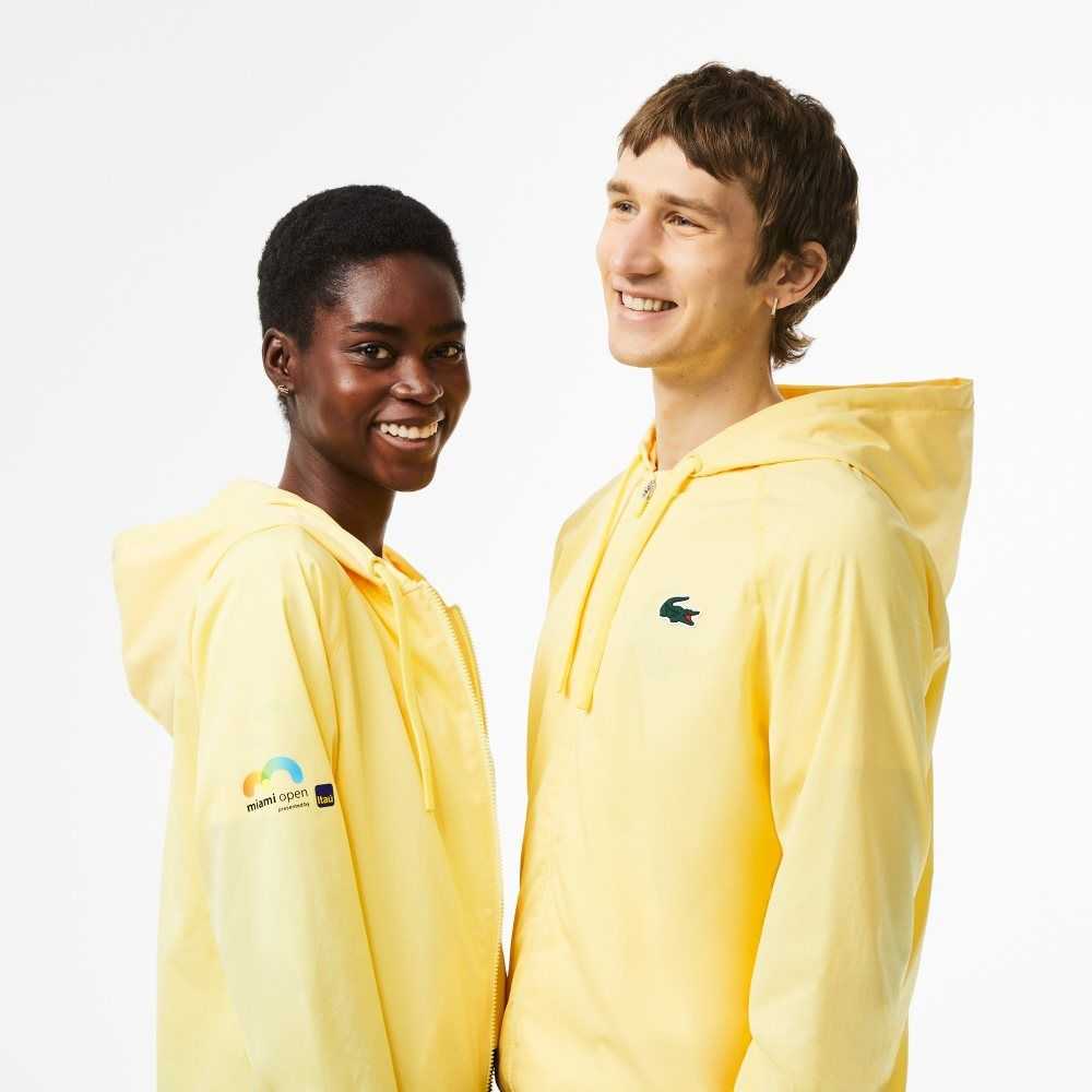 Lacoste Sport Miami Open Edition Jacket Yellow | ITZS-63875