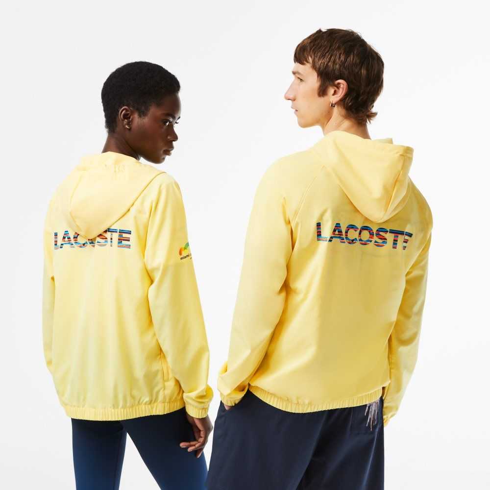 Lacoste Sport Miami Open Edition Jacket Yellow | ITZS-63875