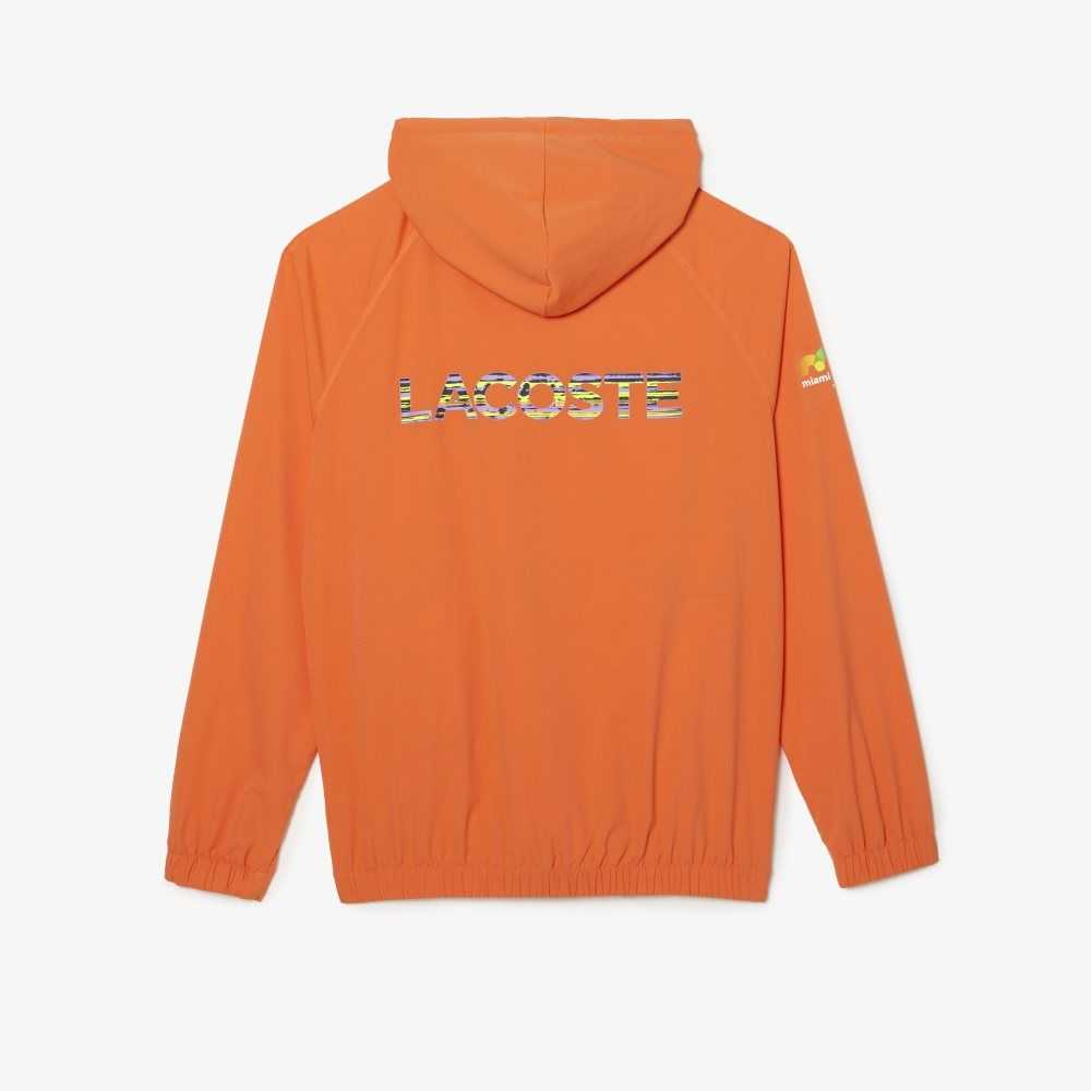 Lacoste Sport Miami Open Edition Jacket Orange | YUVK-05172