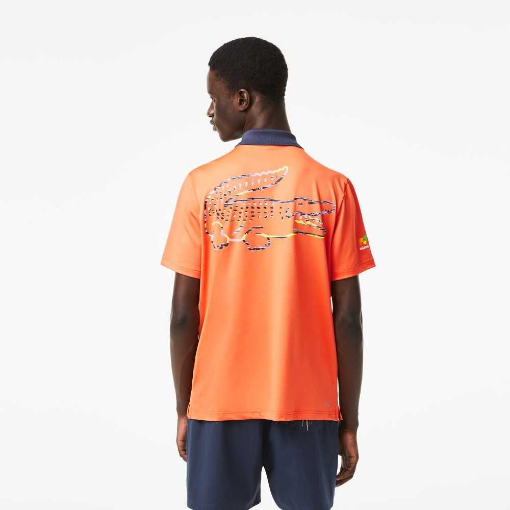 Lacoste Sport Miami Open Edition Polo Orange | XWRP-30925