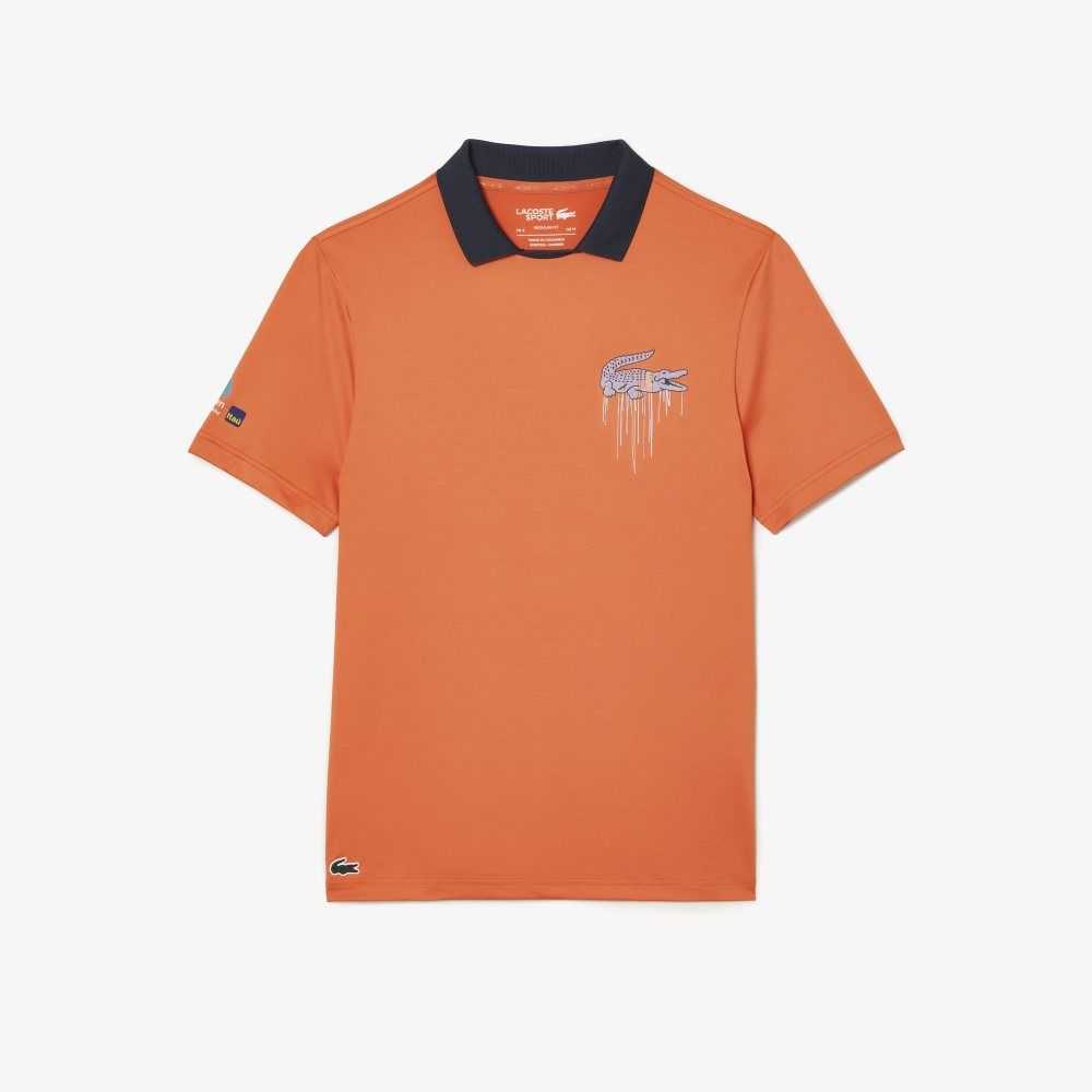 Lacoste Sport Miami Open Edition Polo Orange | XWRP-30925