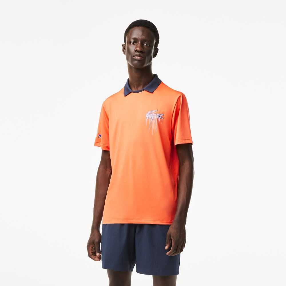 Lacoste Sport Miami Open Edition Polo Orange | XWRP-30925