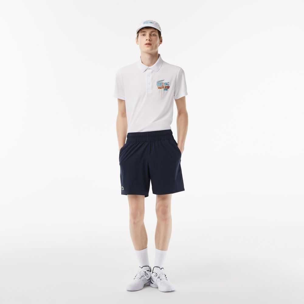 Lacoste Sport Miami Open Edition Shorts Blue | HYUO-67084