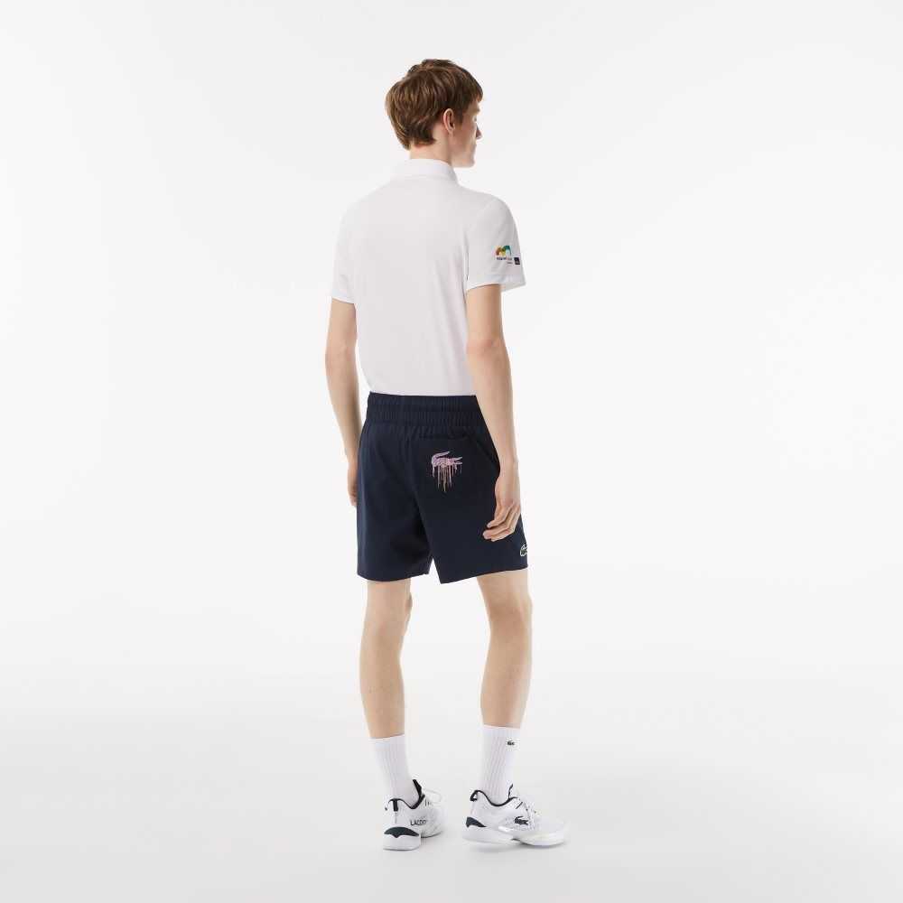 Lacoste Sport Miami Open Edition Shorts Blue | HYUO-67084