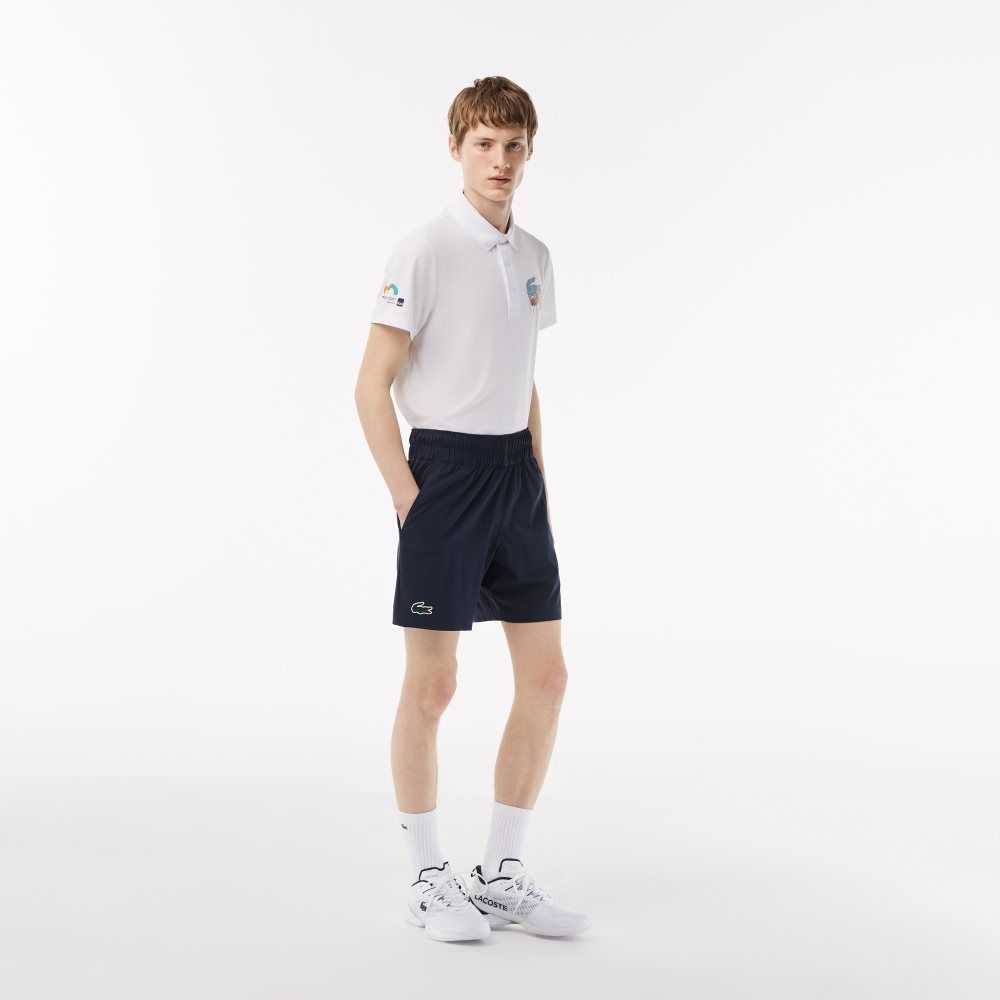 Lacoste Sport Miami Open Edition Shorts Blue | HYUO-67084