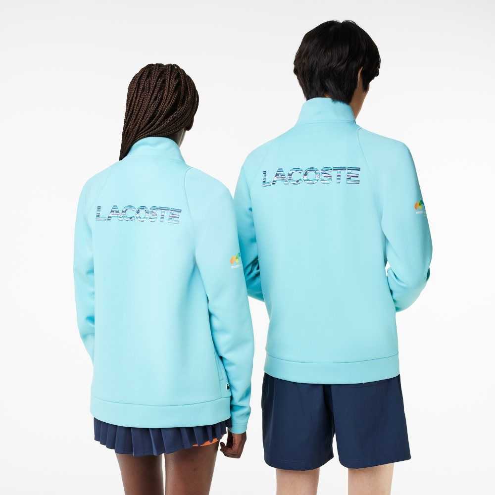 Lacoste Sport Miami Open Edition Sweatshirt Mint | XTQR-64219