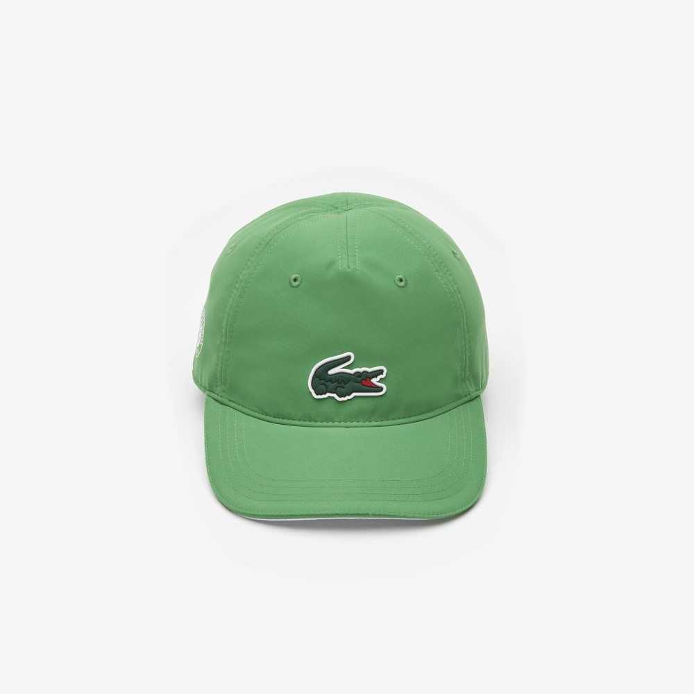 Lacoste Sport Roland Garros Edition Microfiber Cap Green / White | LBDE-86109