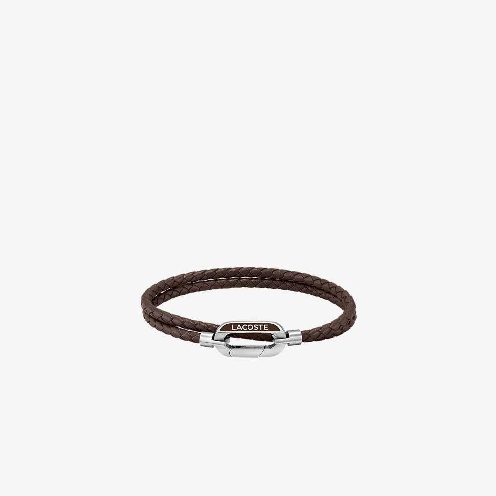 Lacoste Starboard Bracelet Brown | NXJE-92316