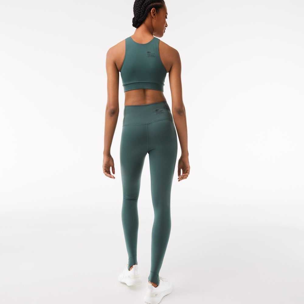 Lacoste Stirrup Leggings Green | TKFM-49672