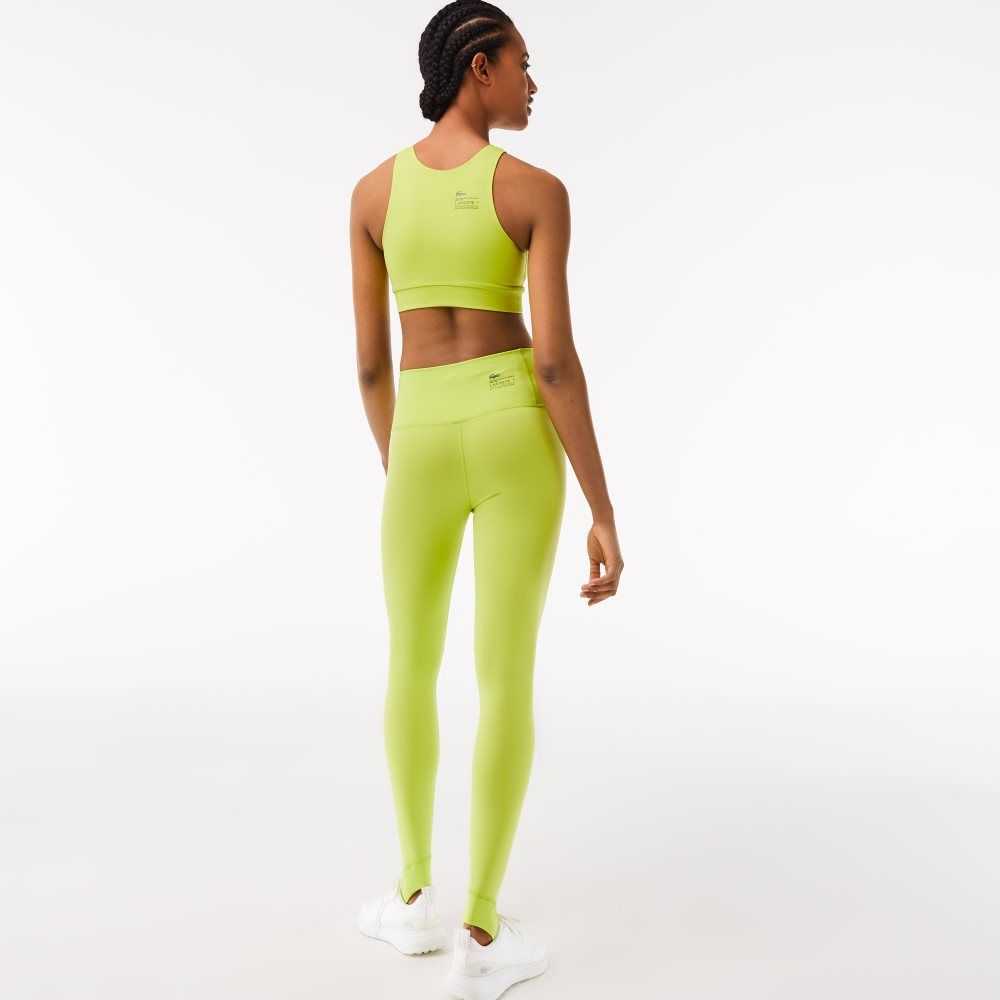 Lacoste Stirrup Leggings Yellow | RPEB-30816