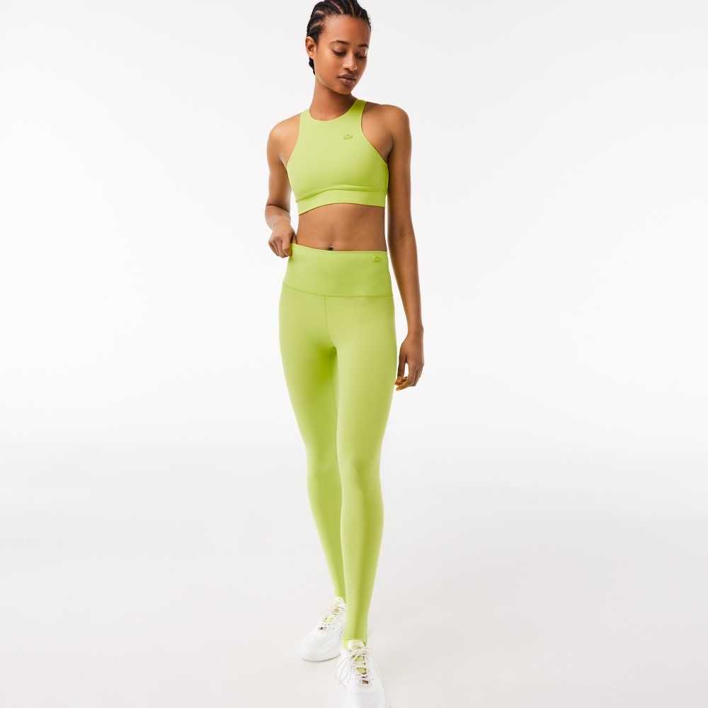 Lacoste Stirrup Leggings Yellow | RPEB-30816