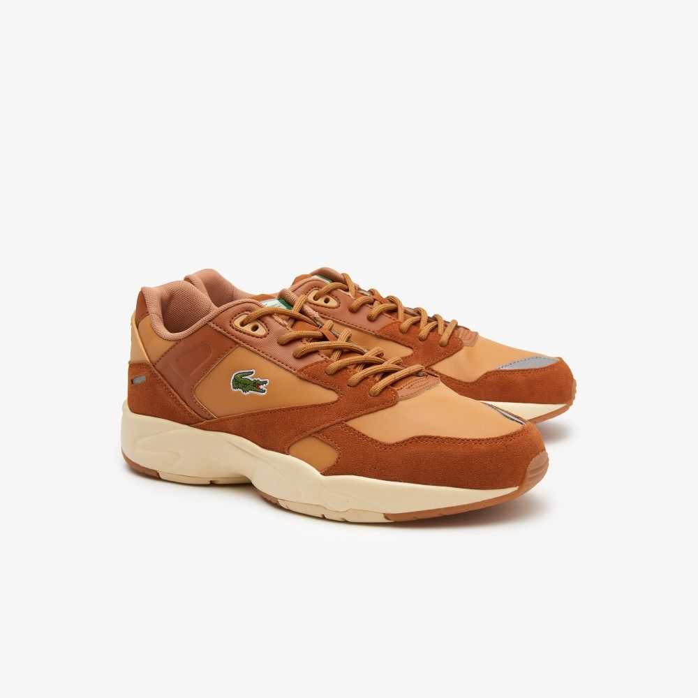 Lacoste Storm 96 Lo Sneakers Brw/Lt Tan | VIXZ-45678