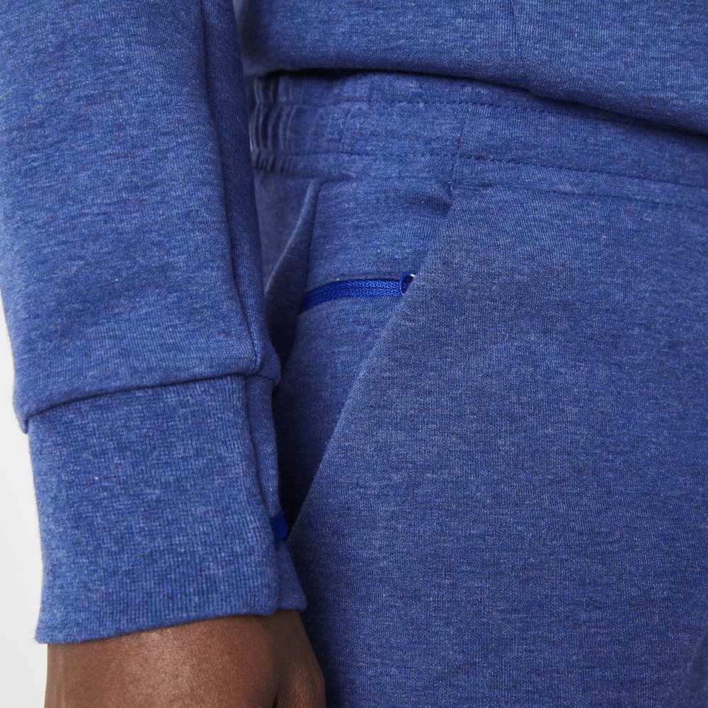 Lacoste Stretch Cotton Blend Shorts Blue Chine | TUKY-72539