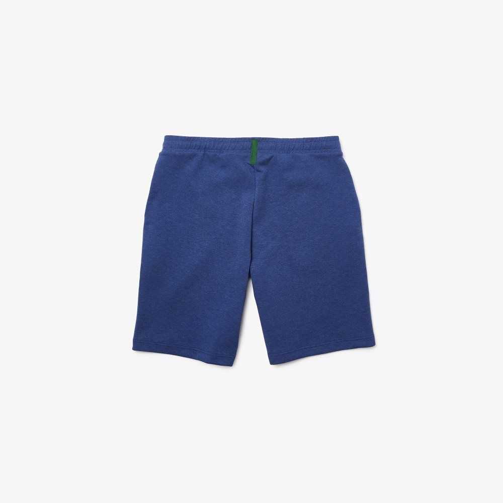 Lacoste Stretch Cotton Blend Shorts Blue Chine | TUKY-72539