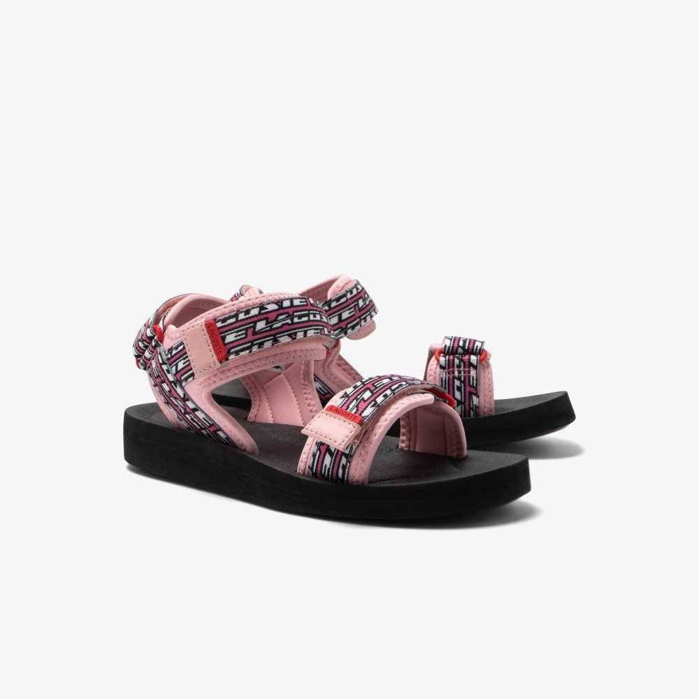 Lacoste Suruga Sandals Lt Pnk/Blk | YIEO-72493