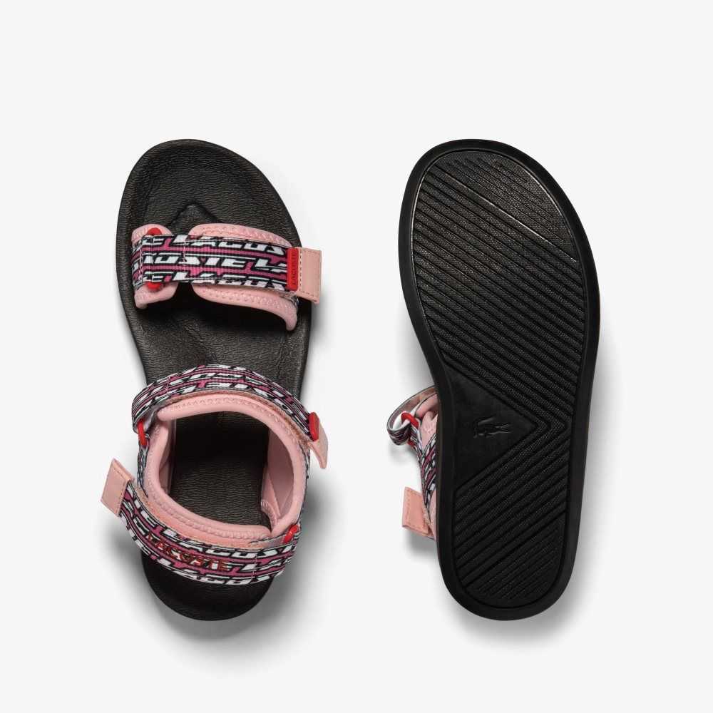 Lacoste Suruga Sandals Lt Pnk/Blk | YIEO-72493