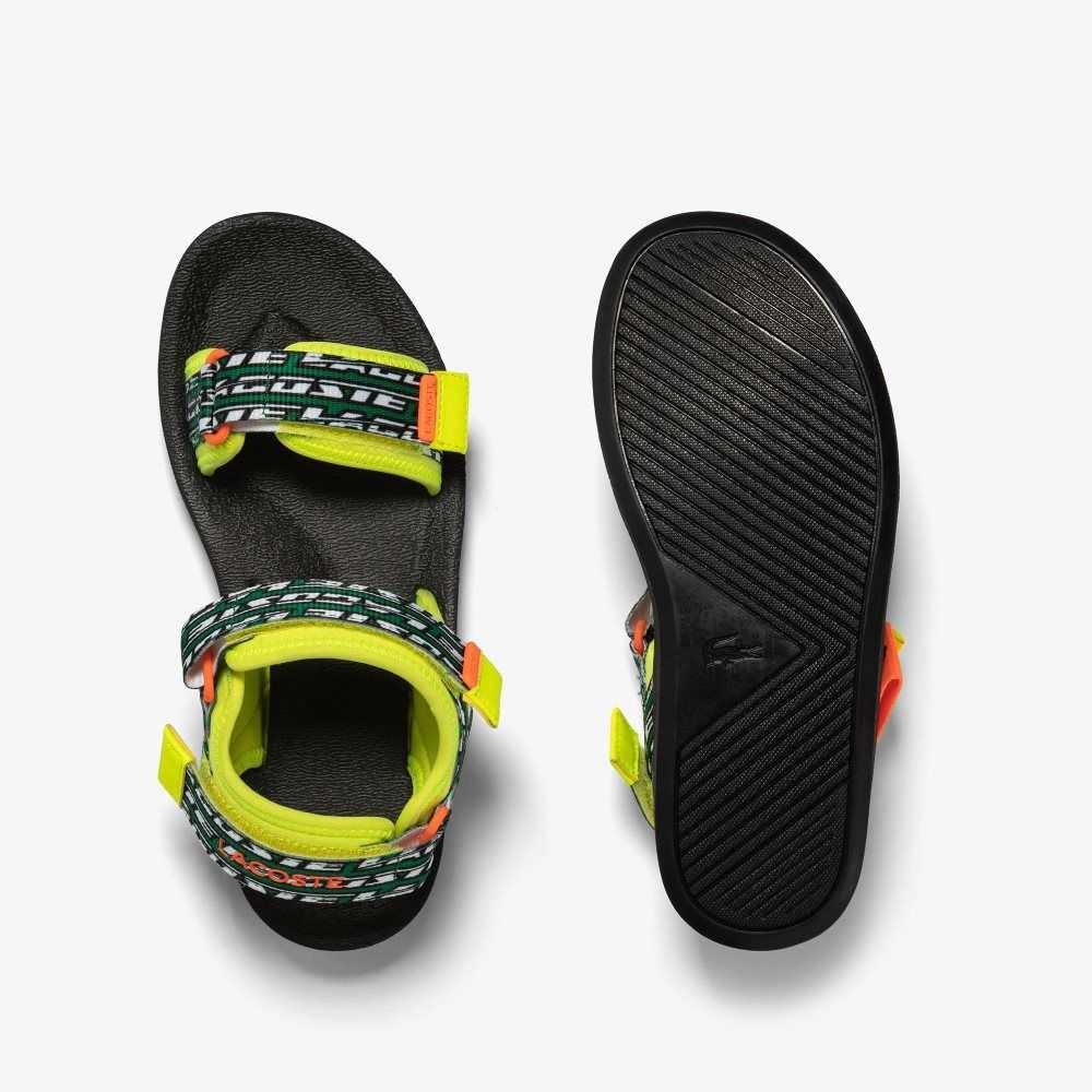 Lacoste Suruga Sandals Ylw/Blk | YSNA-68520